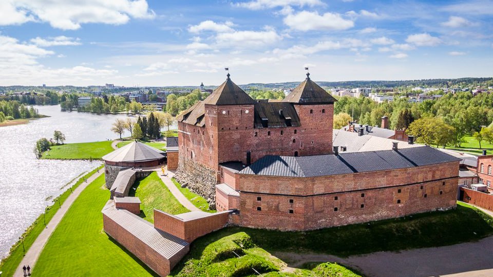 Modern view of Hämeenlinna Castle, formerly Tavastehus